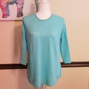 J.Jill summer linen blend top size M
